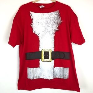 Santa Claus Outfit Christmas Tee